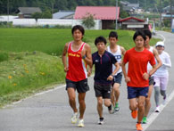 重見さんと走るランナー合宿